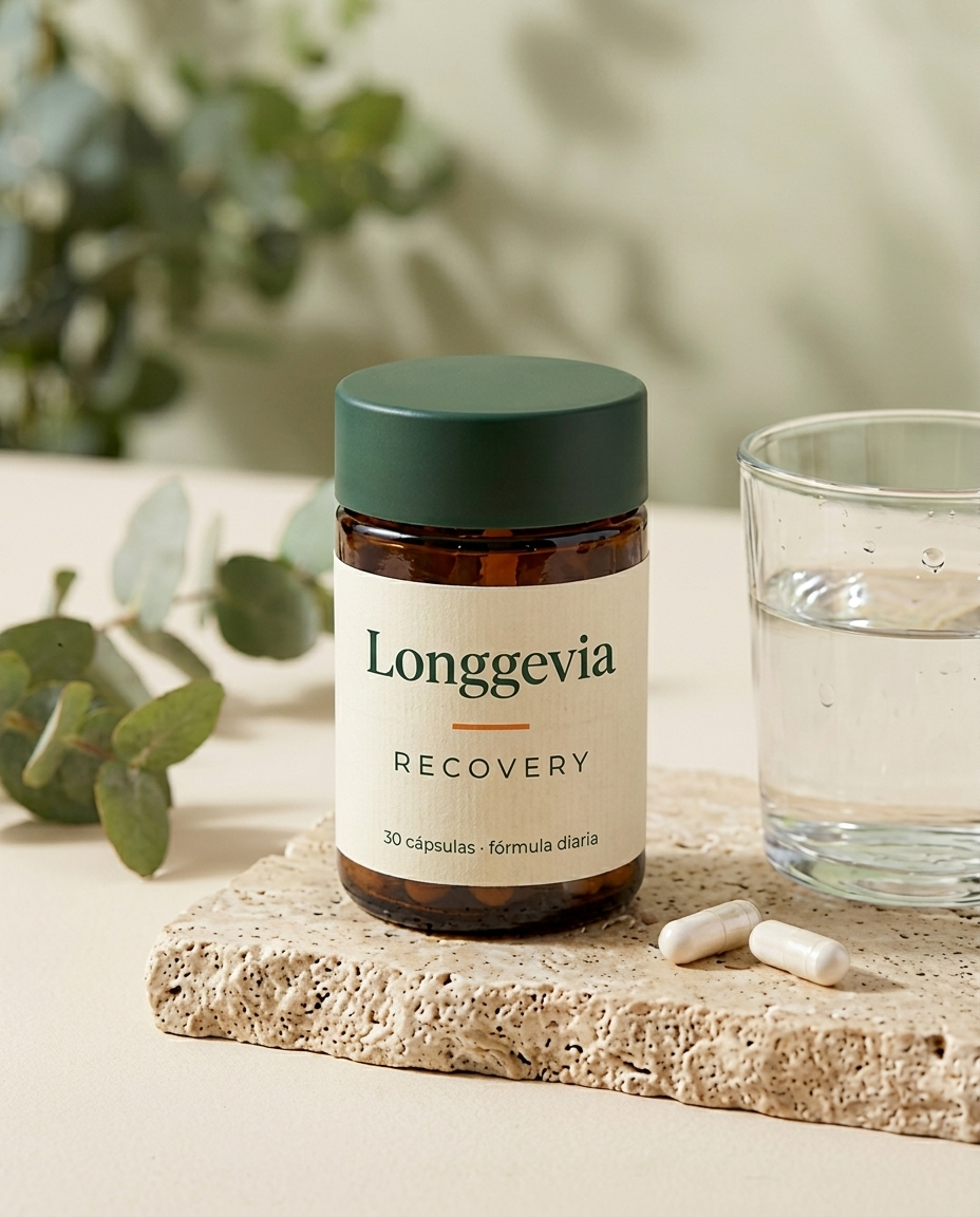 Longgevia Recovery — bote ámbar premium